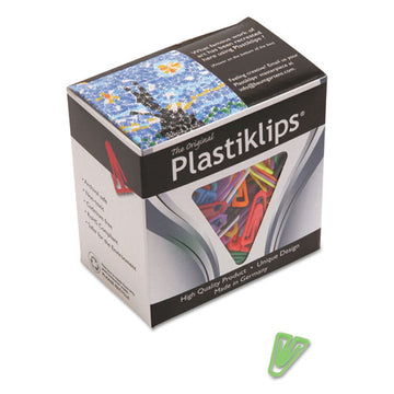Baumgartens® Plastiklips Paper Clips, Medium (no. 4), Assorted Colors, 500-box freeshipping - TVN Wholesale